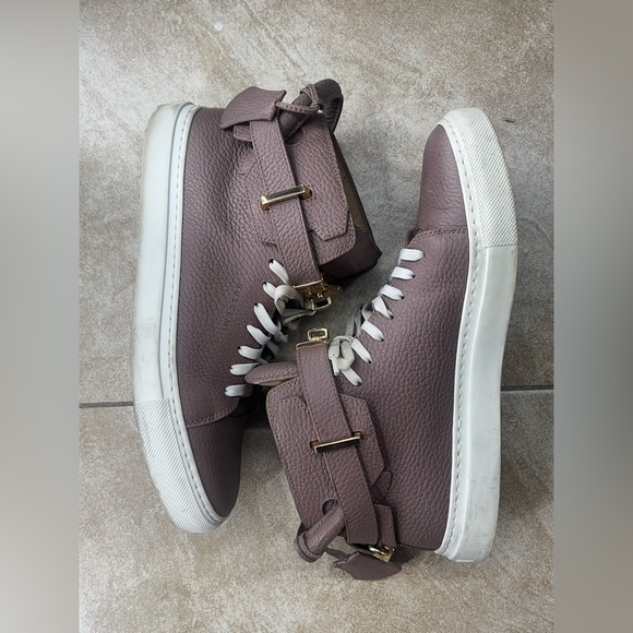 Buscemi Sneakers with Gold Lock men’s size 7 us / 40 eu - Picture 1 of 7